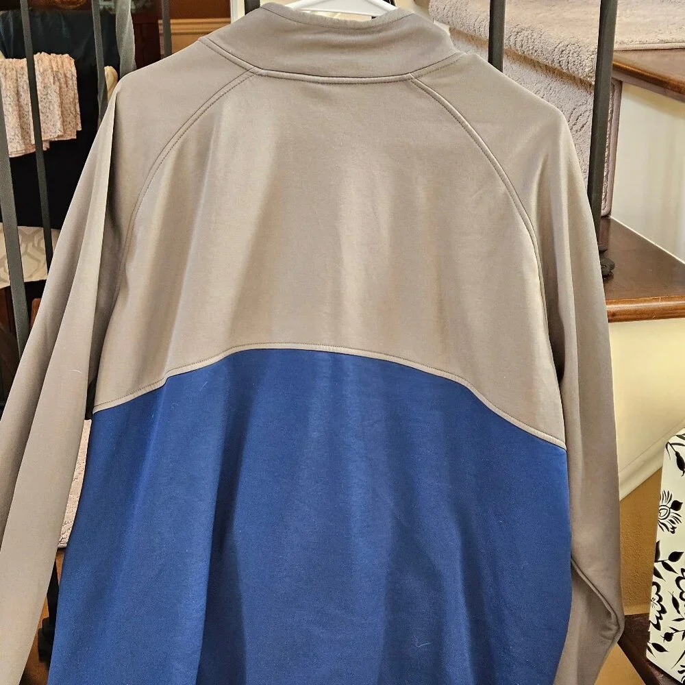 Vintage Oakley Men's "Track" Jacket, Gray/Blue, Sz XXL - Picture 11 of 16